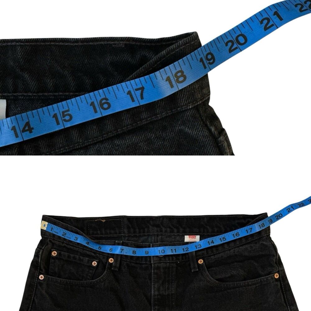 Vintage 90s Levi’s Jeans 505 Made In USA Black Men’s Tag Size 38 x 32 Retro - Picture 13 of 16